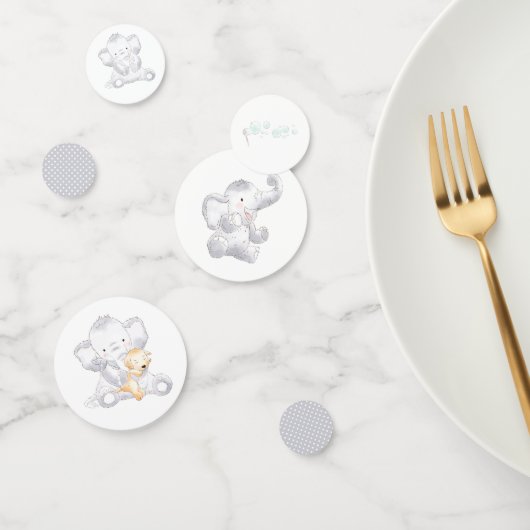 Moderne Baby Elephant Unisex Baby Dusche Konfetti (Gruppe)