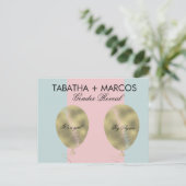 Moderne Baby Gender-Enthüllung, dass DIY Scratch C Ankündigungspostkarte (Stehend Vorderseite)