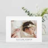 Moderne Baby Girl Foto Collage Geburtserklärung (Stehend Vorderseite)