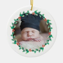 Moderne Baby-Jungen-erste Keramik Ornament