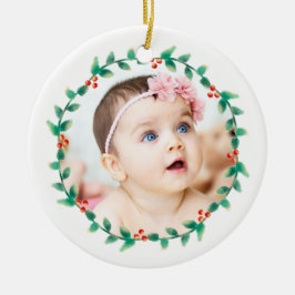 Moderne Baby-Mädchen-erste Keramik Ornament