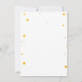 Moderne Babybrunch-Einladung über den Mond Einladung (Rückseite)