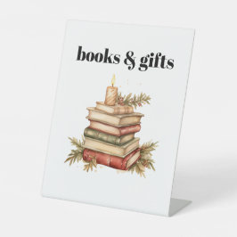 Moderne Babyduschbücher und Geschenke Sockelschild