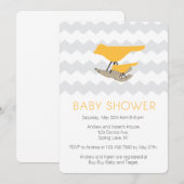 Moderne Babydusche aus dem Mittelalter Einladung (Vorne/Hinten)