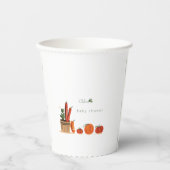 Moderne Babydusche aus lokaler Produktion Pappbecher (Vorderseite)