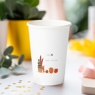 Moderne Babydusche aus lokaler Produktion Pappbecher