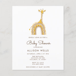 Moderne Babydusche Einladung