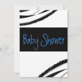 Moderne Babydusche Einladung (Vorderseite)