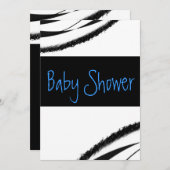 Moderne Babydusche Einladung (Vorne/Hinten)