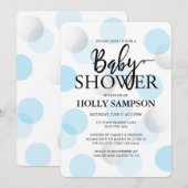 Moderne Babydusche Einladung (Vorne/Hinten)