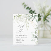 Moderne Babydusche Einladung Flyer (Stehend Vorderseite)