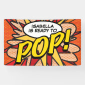 Moderne Babydusche für POP Banner (Horizontal)