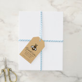 Moderne Babydusche Mama-Biene Geschenkanhänger (Mit Garn)