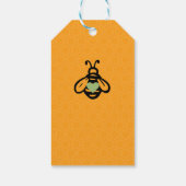 Moderne Babydusche Mama-Biene Geschenkanhänger (Rückseite)