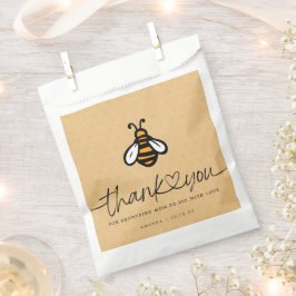 Moderne Babydusche Mama-Biene Geschenktütchen