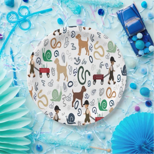 Moderne Babydusche Teller (Party)