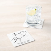 Moderne Babydusche Untersetzer (Vor Ort)