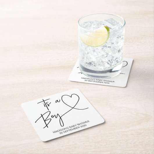 Moderne Babydusche Untersetzer (Vor Ort)