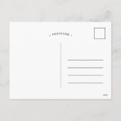 Moderne Babydusche von Boho - Einladung (Rückseite)