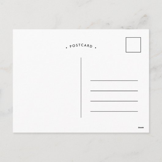 Moderne Babydusche von Boho - Einladung (Rückseite)