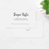 Moderne Babydusche-Windelwaschkarte (Schreibtisch)