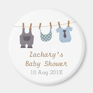 Moderne Babykleidung Baby Boy Shower Party Geschen Magnet