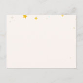 Moderne Babywaschspiele Postkarte (Rückseite)