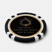 Moderne Bachelor Party Weekend Ace Poker Card Pokerchips (Einzeln)