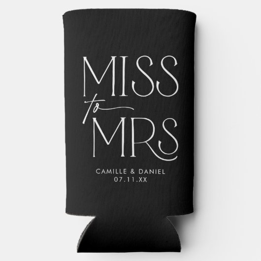 Moderne Bachelorette Selters Dosenkühler (Rückseite)