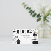 Moderne Backen- und Kochgeräte Visitenkarte (Stehend Vorderseite)