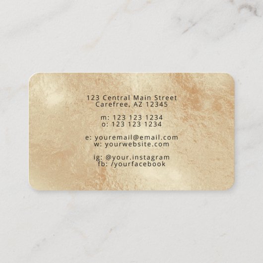 Moderne Backen- und Kochgeräte Visitenkarte (Rückseite)