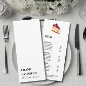 Moderne Bäckerei Café Menü & Preisliste Karte