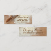 Moderne Bäckerei/Geschäfts-Karte Catering Company Mini Visitenkarte (Vorne/Hinten)