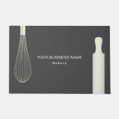 Moderne Bäckerei Konditorei Koch Backgeschäft Fußmatte (Vorderseite)