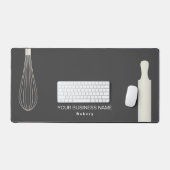 Moderne Bäckerei Konditorei Koch Backgeschäft Schreibtischunterlage (Tastatur & Maus)