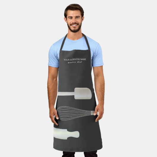 Moderne Bäckerei Konditorei Koch Backgeschäft Schürze (Getragen)