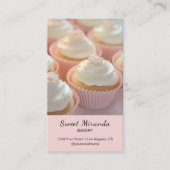 Moderne Bäckerei nach Maß Foto Rosa Treuekarte (Vorderseite)