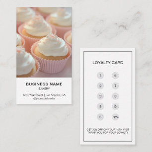 Moderne Bäckerei nach Maß Weiß Foto Treuekarte