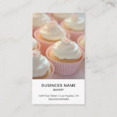 Moderne Bäckerei nach Maß Weiß Foto Treuekarte (Vorderseite)