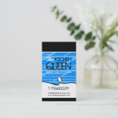 Moderne Bäckerei-Visitenkarten Visitenkarte (Stehend Vorderseite)