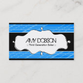 Moderne Bäckerei-Visitenkarten Visitenkarte (Rückseite)