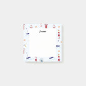 Moderne Bademantel mit Monogramm Post-it Klebezettel (Vorderseite)