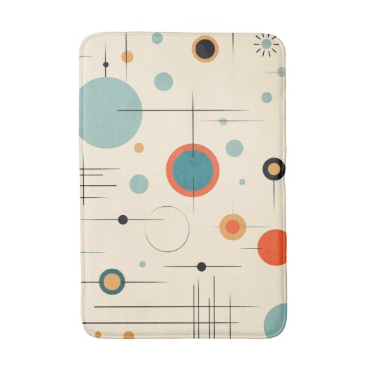 Moderne Badematte Mitte des Jahrhunderts (Vorderseite Vertikal)