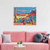 Moderne Bahama Island Wall Leinwanddruck (Insitu (Wohnzimmer))