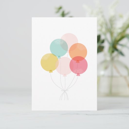 Moderne Ballabend Geburtstagsparty Einladung (Stehend Vorderseite)