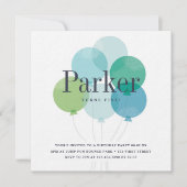 Moderne Ballabend Geburtstagsparty Einladung (Vorderseite)