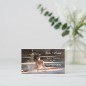 Moderne Ballet Dance Business Card Visitenkarte (Stehend Vorderseite)