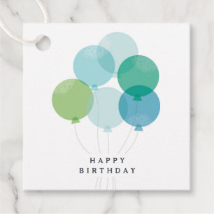 Moderne Ballon-Geburtstagsgeschenke Geschenkanhänger