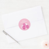 Moderne Ballons Geschenkmarke oder Sticker - Rosa (Umschlag)