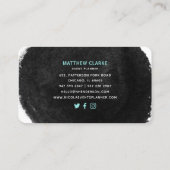 Moderne Balloons & Gold Stars Party Event Plane Visitenkarte (Rückseite)